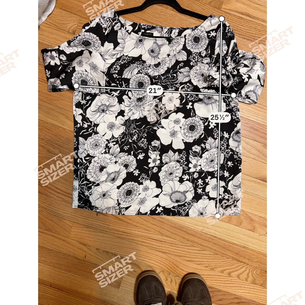 Talbots Cottagecore Timeless Floral Top Womens Size Medium Classic Office Chic - Picture 7 of 7
